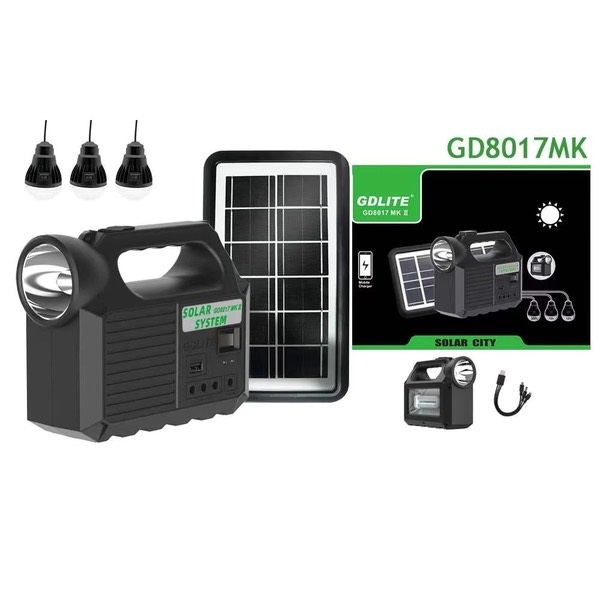 VA Kit Lámpara Solar Gd8017